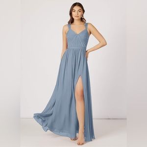 Azazie Dusty Blue Dress